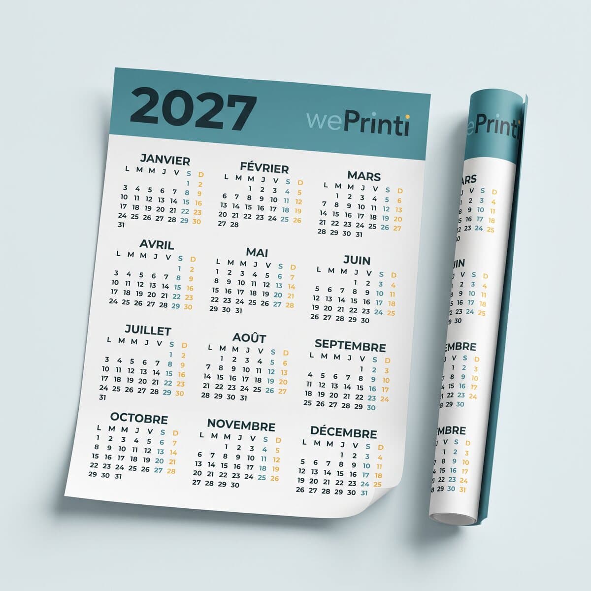 Calendriers souples