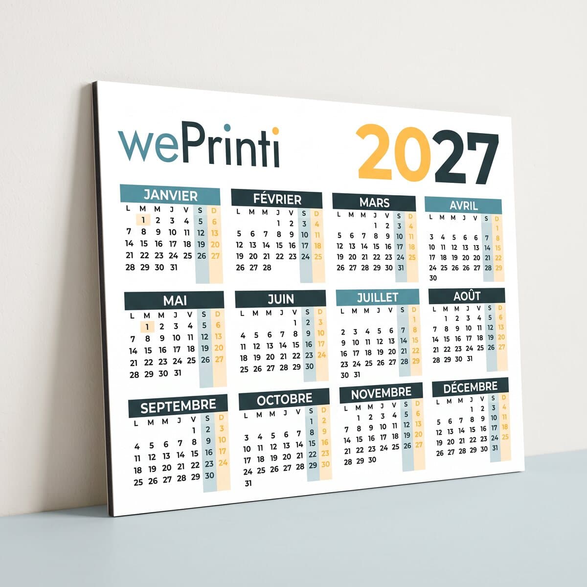 Calendriers contrecollés